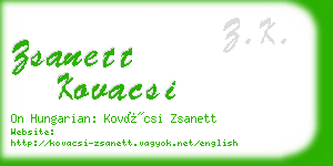 zsanett kovacsi business card